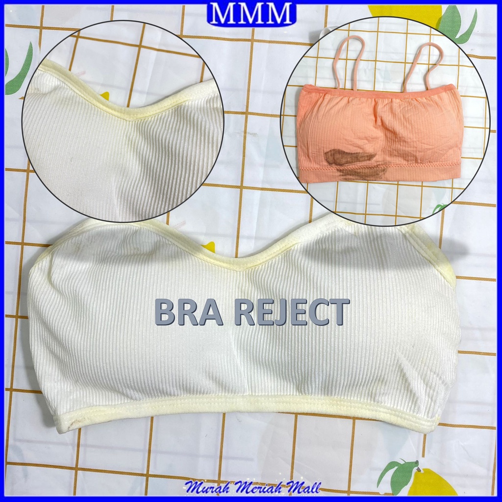 MMM REJECT Bra Sport 6676 B500 Tanpa Kawat Ala Korea Tank Top 6464 Wanita Pakaian Dalam Wanita BH Sport Yoga B400 Motif Garis Murah Import
