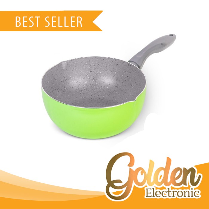 Kirin Marble Frypan Deep Sasando NEO 22cm Wajan Anti Lengket 22 cm