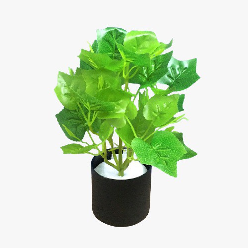 MMM Ornamen Tanaman Daun BUNGA 36 Tanaman Bunga Plastik Pot Tanaman Artifisial Import Murah