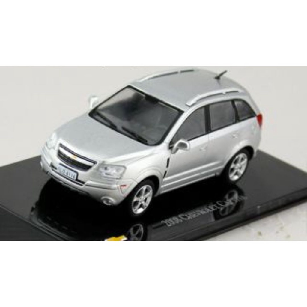 MINIATUR MOBIL SUV DIECAST ALTAYA 43 CHEVY CHEVROLET CAPTIVA 08 SILVER