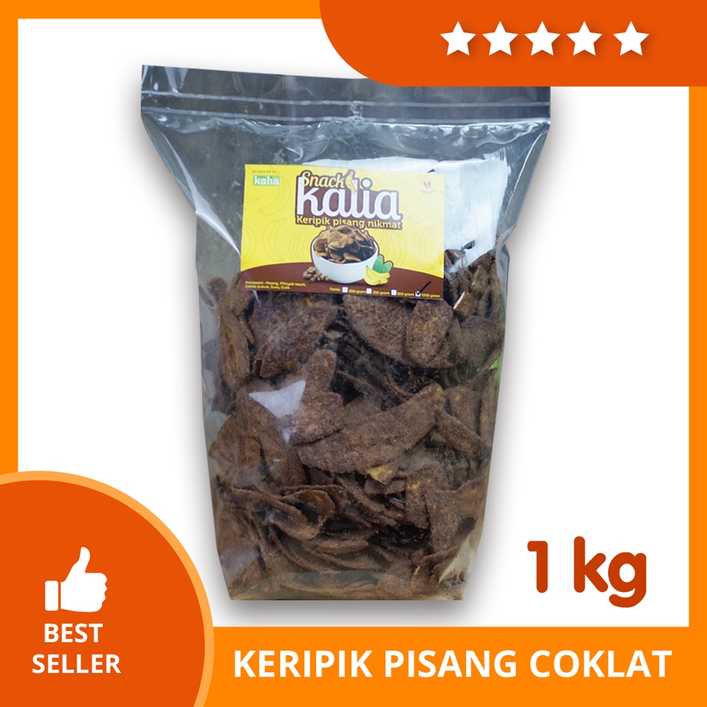 

Keripik pisang coklat khas lampung isi 1 KG gram