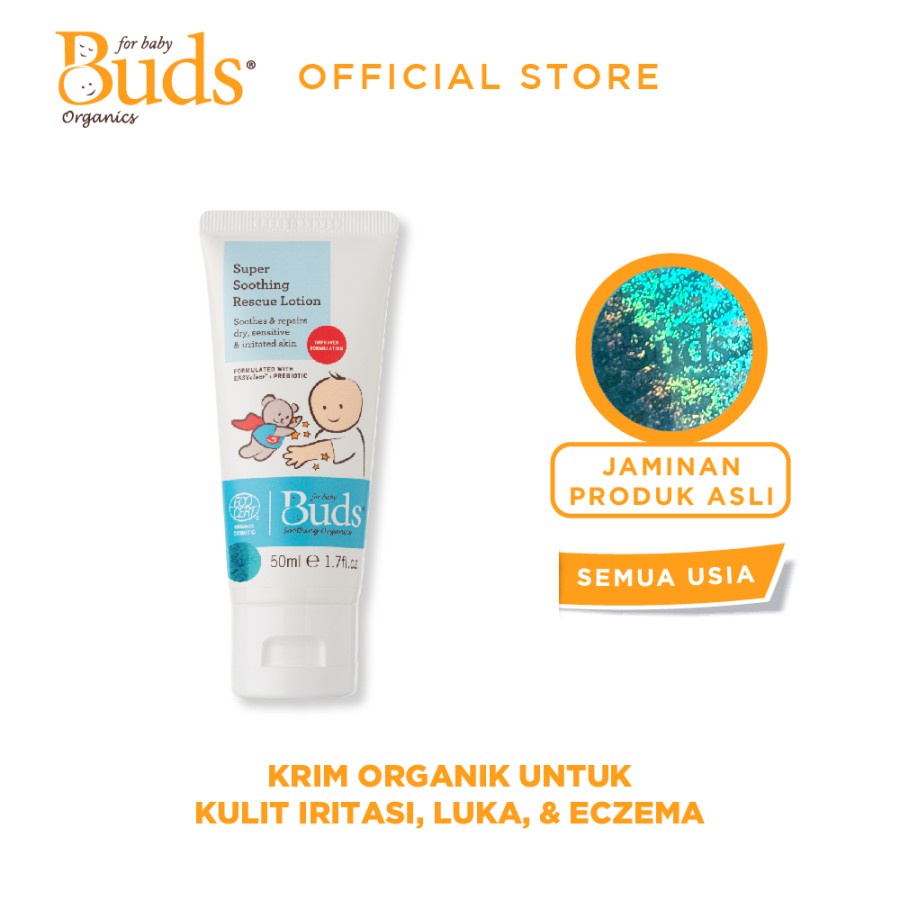 Makassar ! Buds Organics Super Soothing Rescue Lotion 50 ml