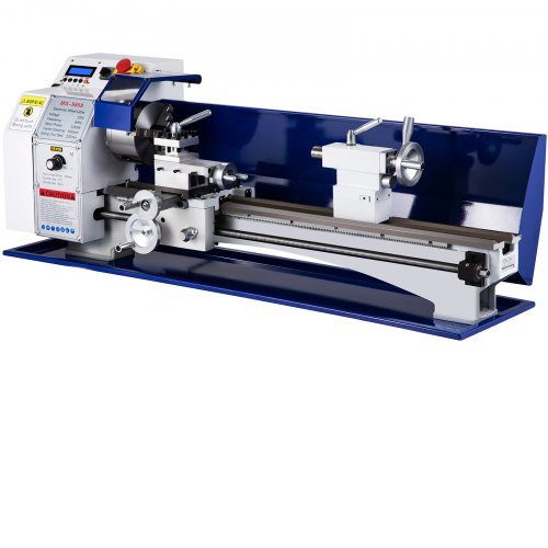 Mesin Bubut Mini Lathe Bench Brushless 1.25KW Direct Drive Motor - MX-S650 - White/Blue