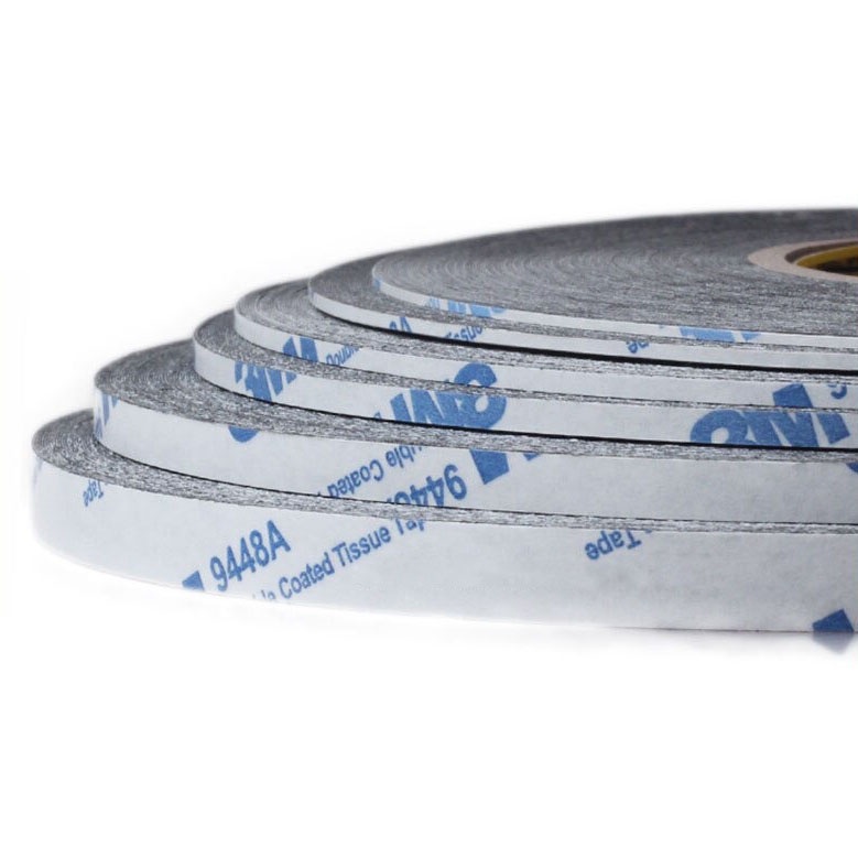 

Lakban Double Side Strong Sticky Glue Tape 15mm 50 meter - 9448AB - White