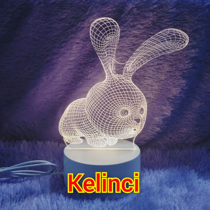 Lampu Tidur 3D | Lampu Hias 3D | Lampu LED Aklirik | Lampu Meja LED | Lampu LED Motif | Lampu Tidur 