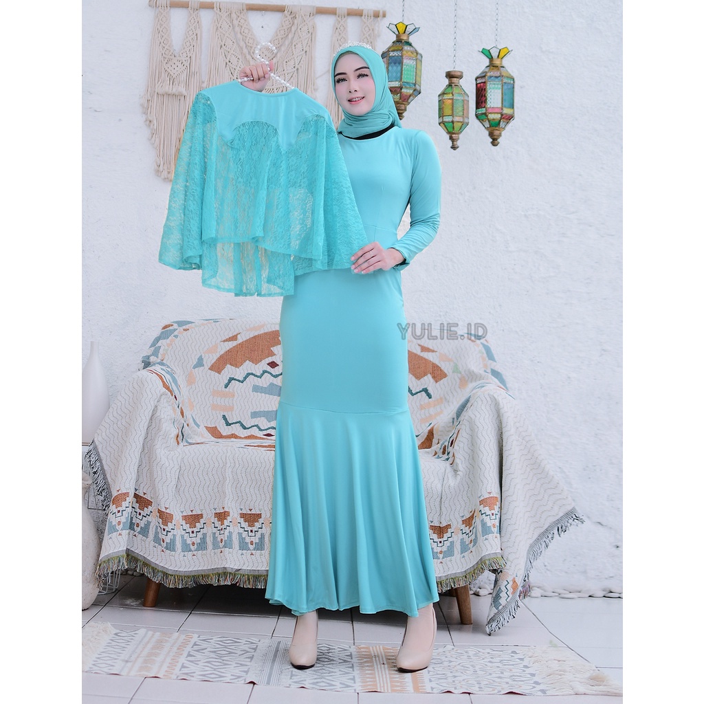 YULIE.ID Gaun Remaja Muslim Perempuan | Dress Gamis Terbaru | Jenifer