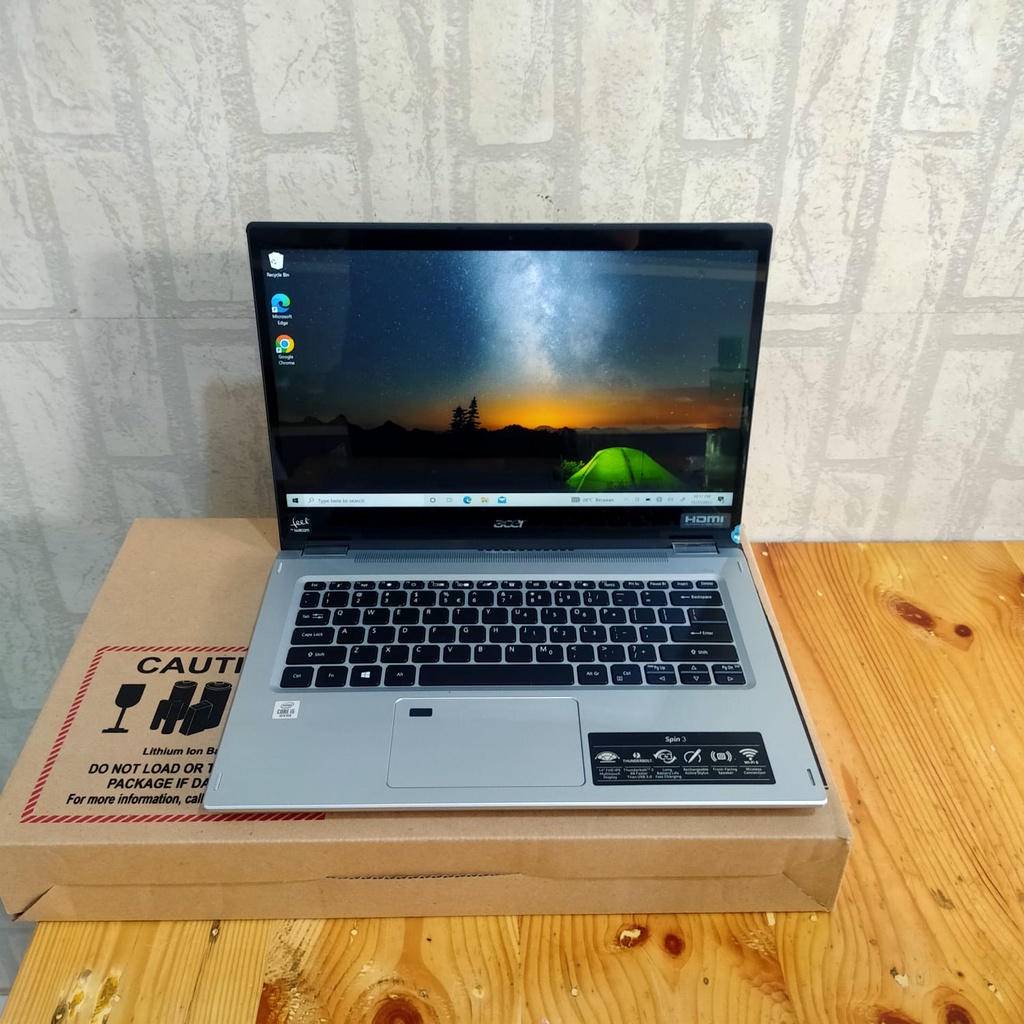 Laptop Acer Spin 3 Series || SP314-54N (Touchscreen) Core i5 BERGARANSI