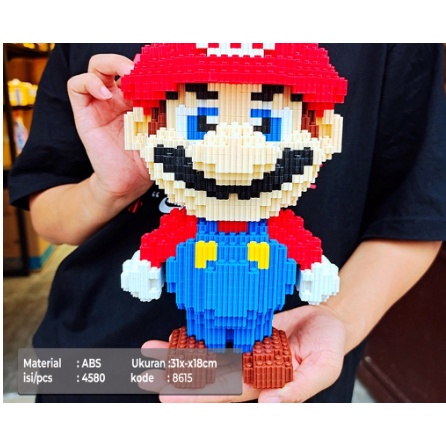 Nano Block Mario Medium Bricks Education Nano Block / Mainan Balok 3D