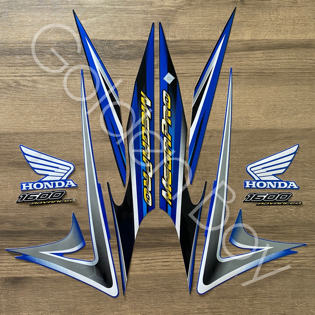 Striping Megapro 2007 2006 | stiker motor honda megapro lama Striping Lis Megapro Primus 2006 Biru