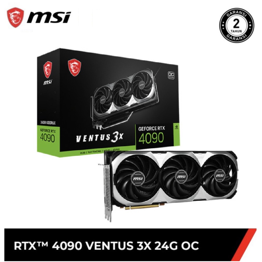 MSI GeForce RTX 4090 VENTUS 3X 24GB OC GDDR6X 384-bit