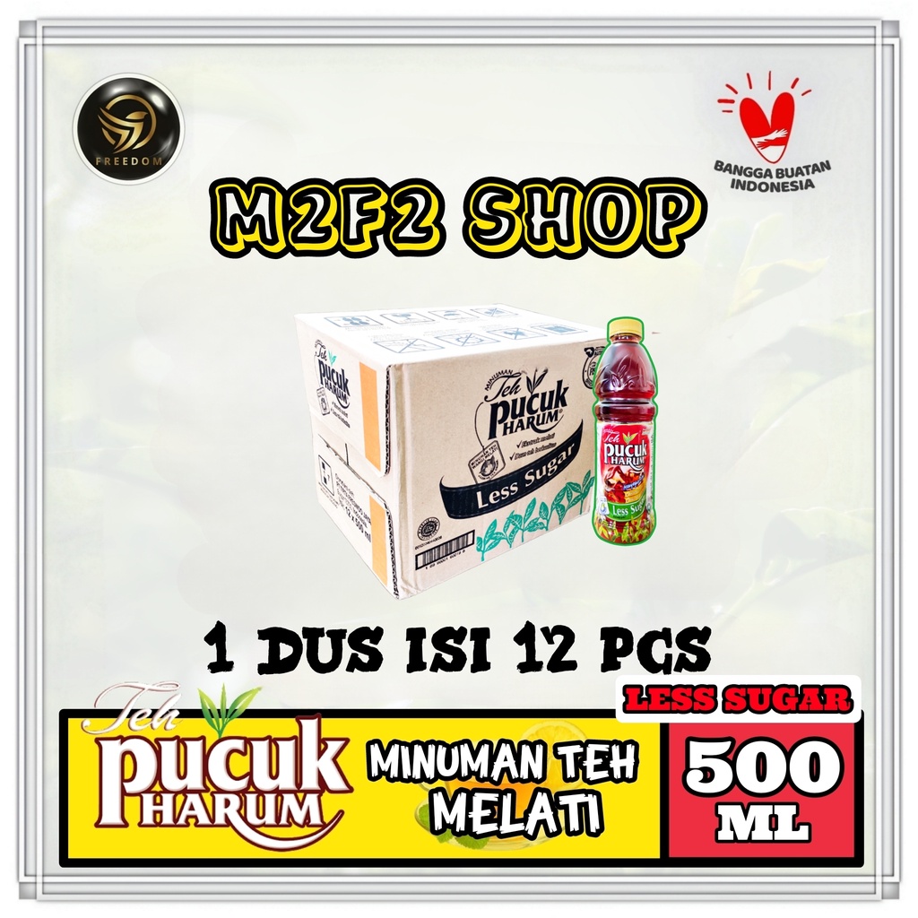 

Teh Pucuk Harum Less Sugar Botol Plastik Pet - 500 ml Kemasan Karton (Khusus Gojek/Grab)