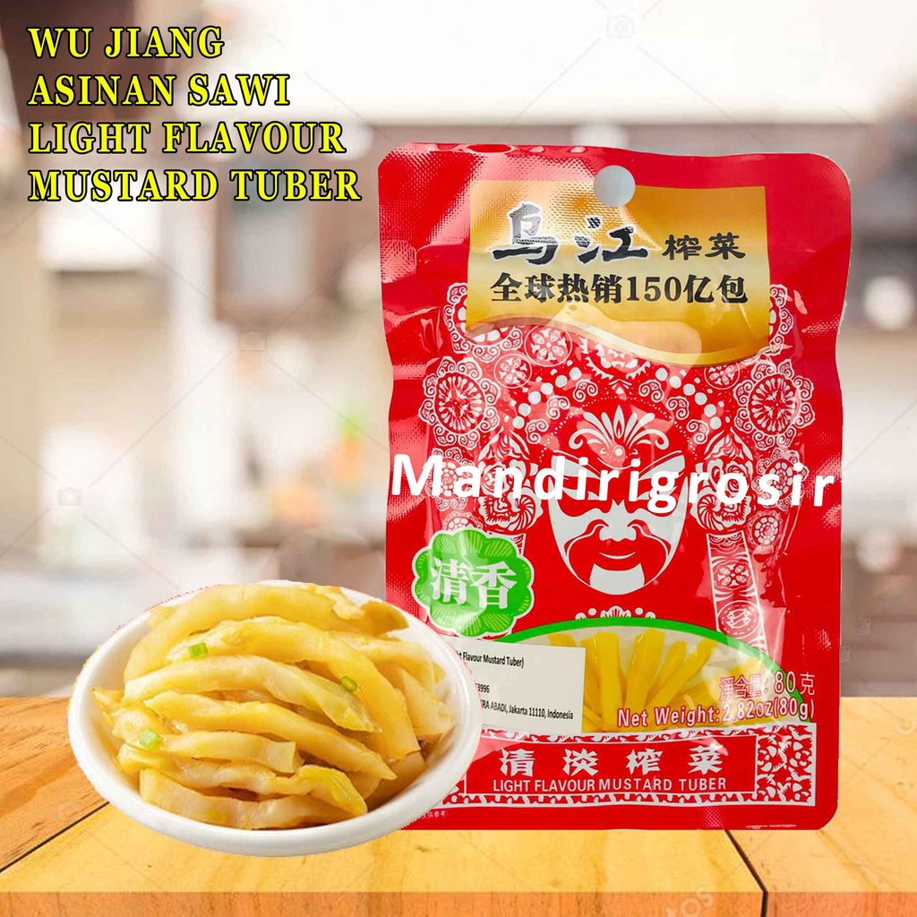 Asinan Sawi* Wu Jiang* Light Flavour* Mustard Tuber* 80g