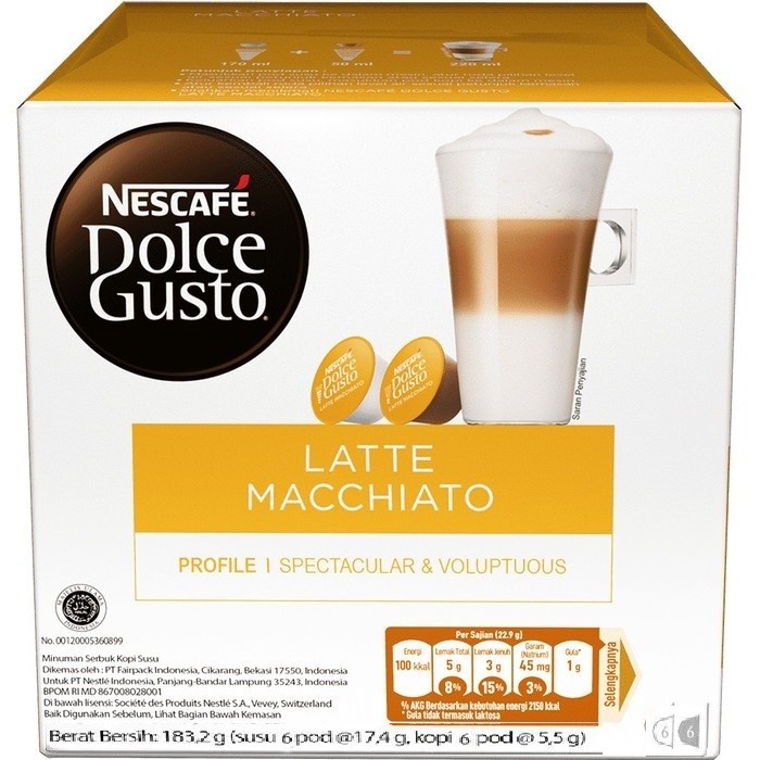 

Nescafe Dolce Gusto Latte Macchiato Capsule