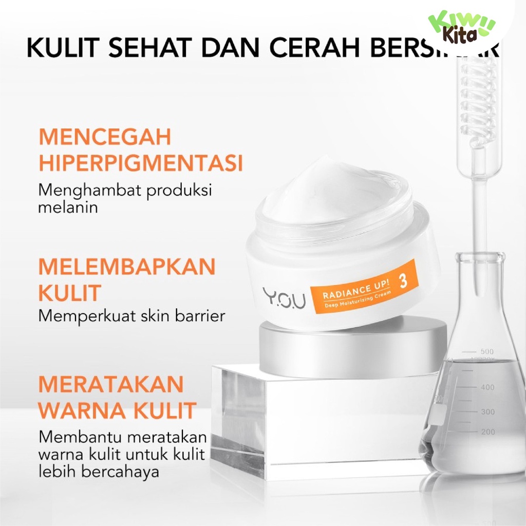 YOU Symwhite 377 Radiance Up Skin Barrier Moisturizer and Brightening Cream with Ceramide + Niacinamide | Atasi Bekas Jerawat