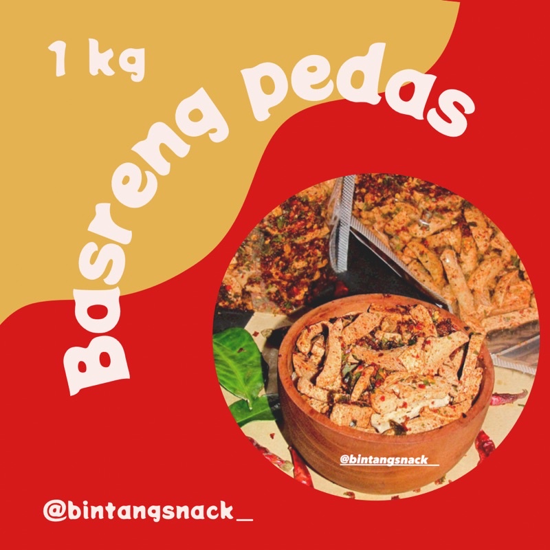 

1 kg - Basreng pedas daun jeruk