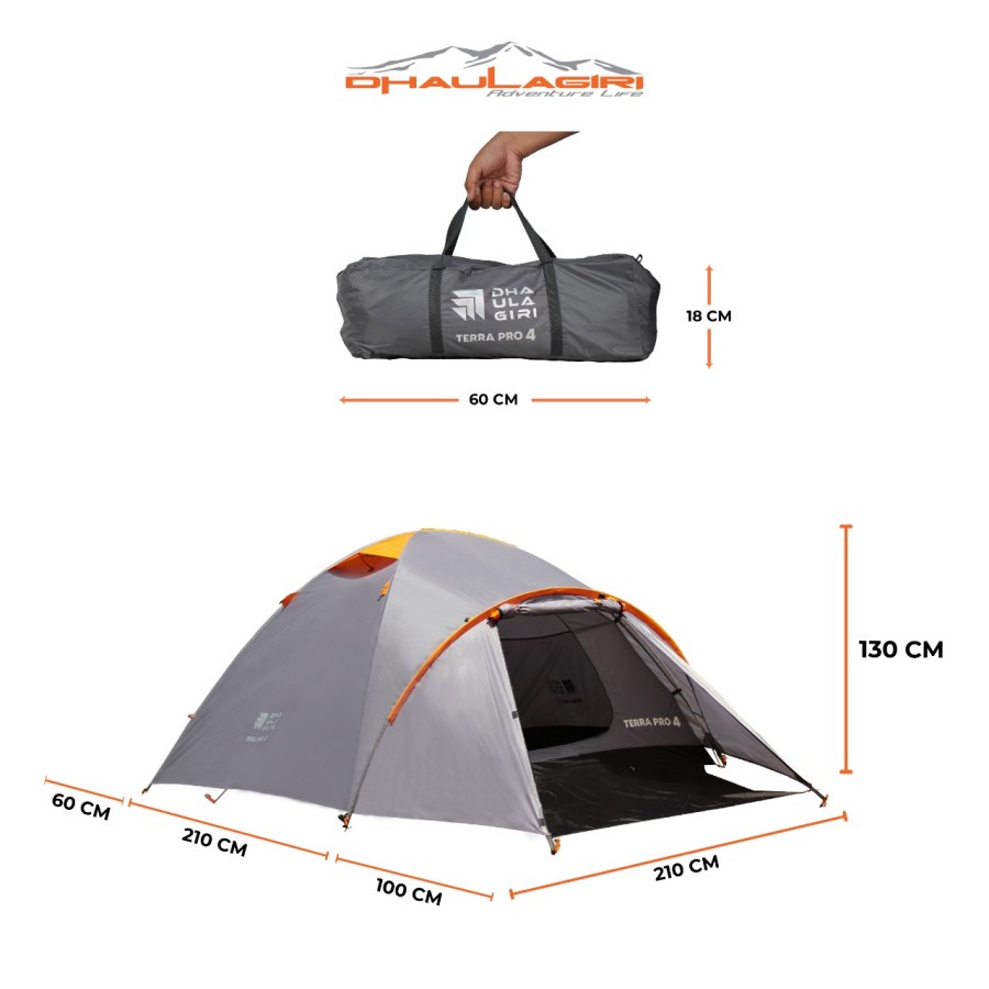 Tenda Camping Dhaulagiri Terra Pro 4