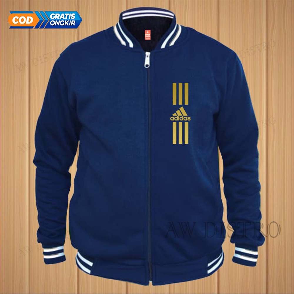 COD Jaket Baseball Varsity Distro Adds Text Gold Premium Quality