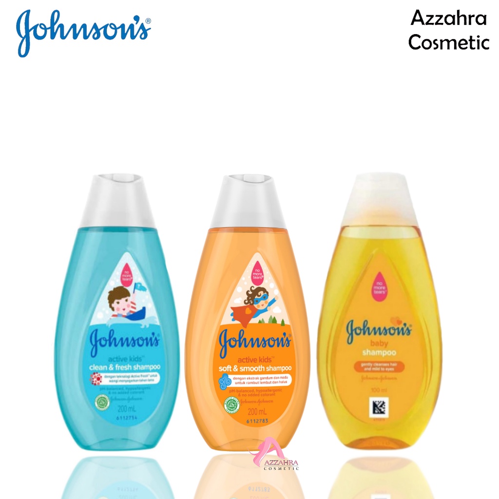 JOHNSON'S Baby Shampoo | Gold| Active fresh| Soft&amp;Shiny - Shampo Anak-anak 100ml