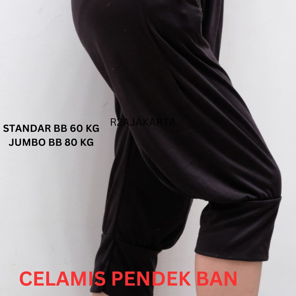 TERMURAH CELANA ALADIN 7/8 POLOS WANITA STANDART - R2AJAKARTA