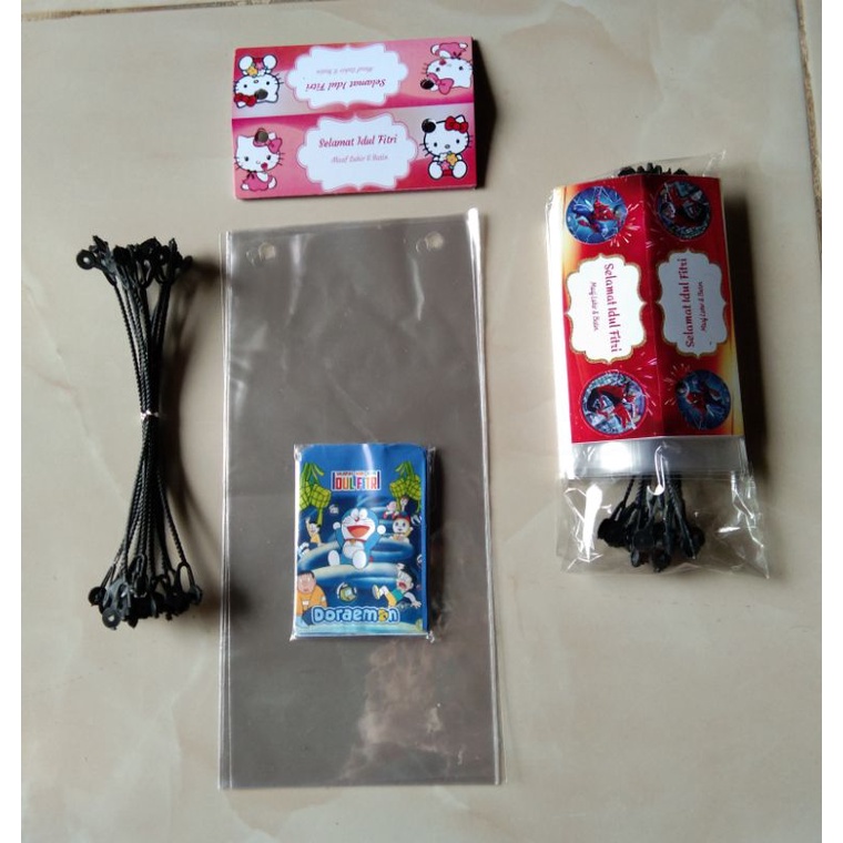 

Paket Hemat plastik lebaran uk 12x25cm & amplop idul fitri
