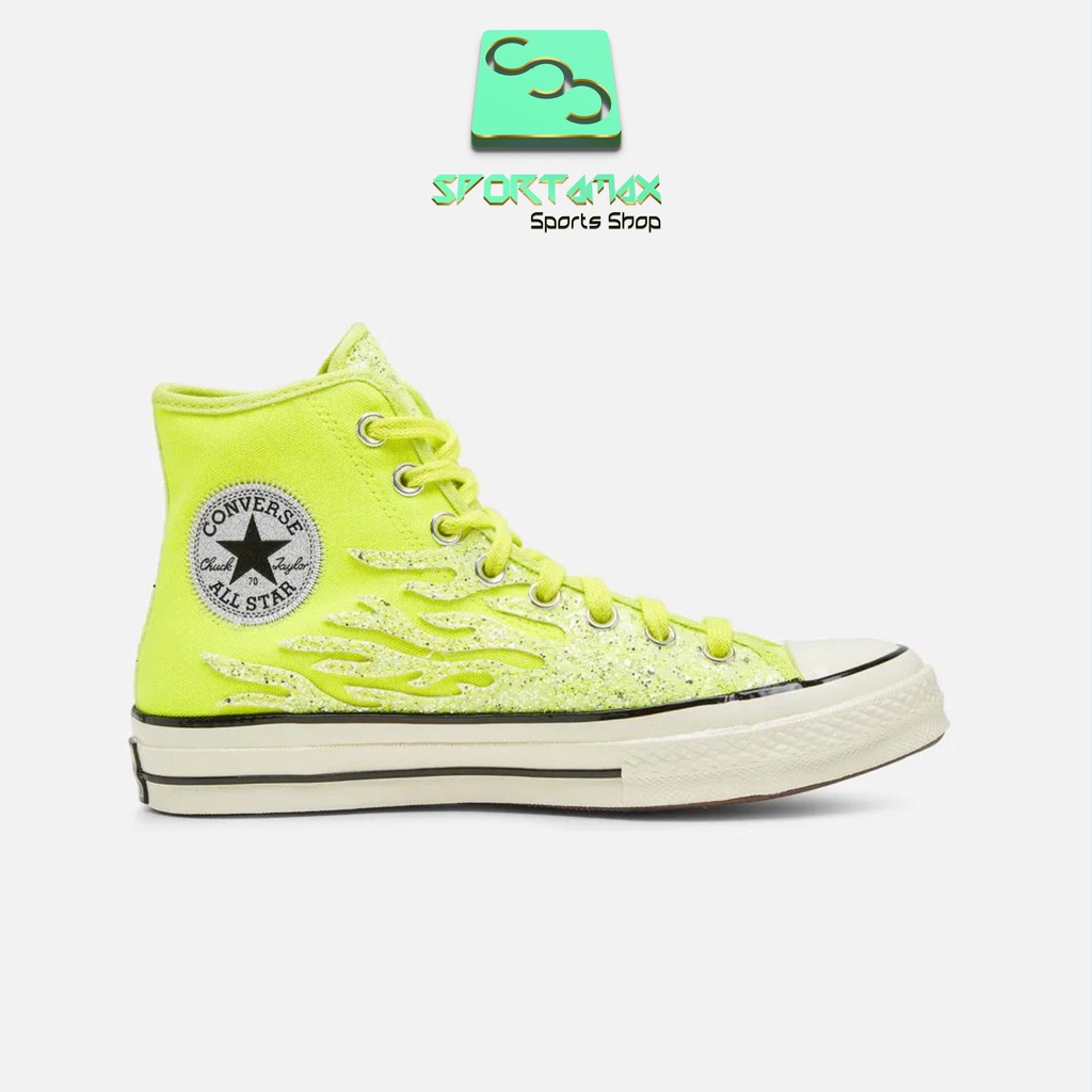 Sepatu Converse Chuck 70 Hi 569388C  Women Lemon Venom/Egret/Black