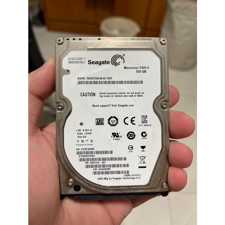 HDD 500GB internal thin 2.5 in seagate