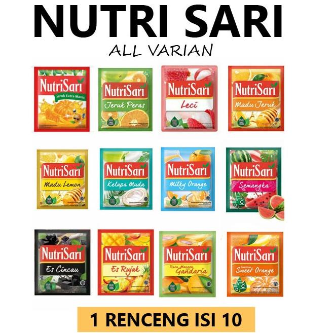 

✔️ NUTRISARI renceng isi 10sachet