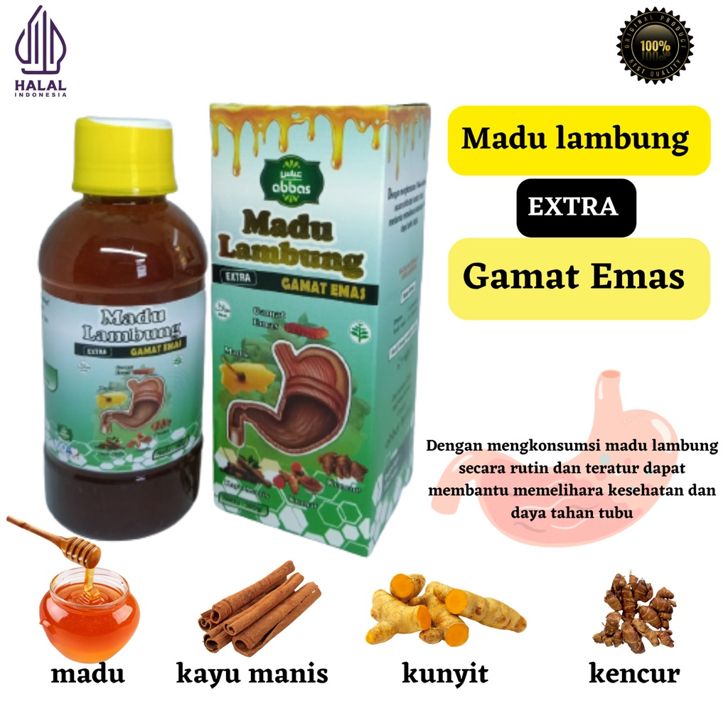 

Abbas Madu Herbal Sehat Lambung Lebih Efektif Atasi Masalah Asam Lambung / Maag / GERD / Magh Obat Lambung Asli Original Ampuh Terbukti