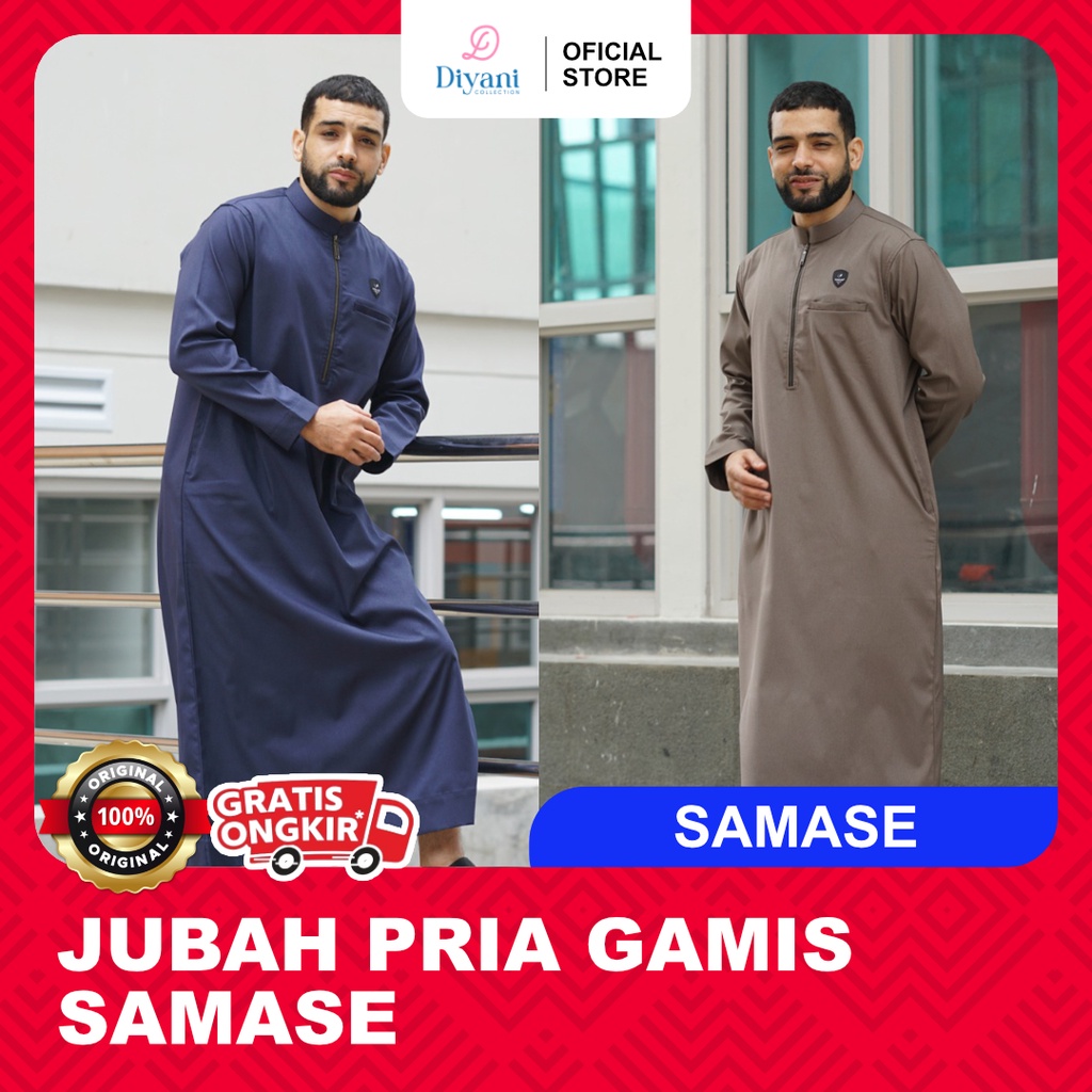 Jubah Pria Gamis Pria Dewasa Samase A088 Baju Gamis Jubah Pria Dewasa Premium