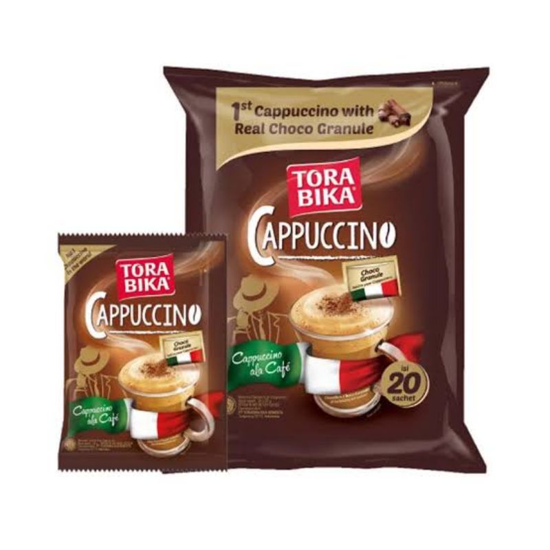 

Tora Bika Cappucino/Isi 25gr/2x Choco Granule