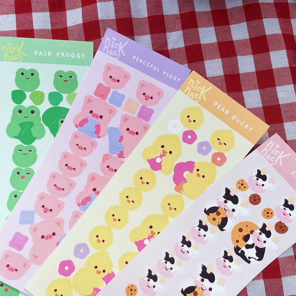 

Baby Animal Deco Sticker Vol.2 (Kiss Cut)