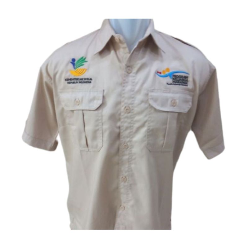 KEMEJA KEMENSOS PKH || SERAGAM KEMENSOS PKH || KEMEJA PKH || KEMEJA KEMENSOS HADIR || SERAGAM KEMENS