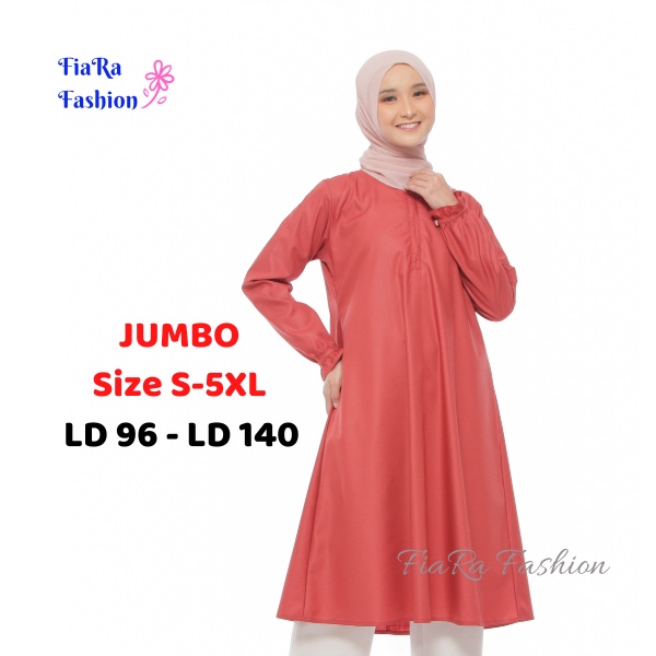 Long Tunik Katun Toyobo Jumbo / Bt.01