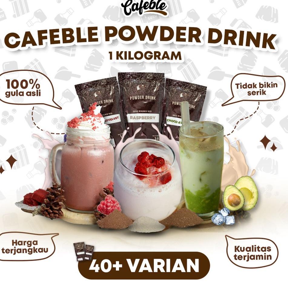 

(♥C6369] Cafeble Bubuk Minuman Premium Kemasan 1 kg