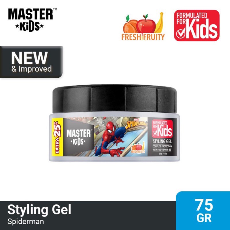 MASTER KIDS Hair Styling Gel Superhero Gel Rambut Anak 75 gr