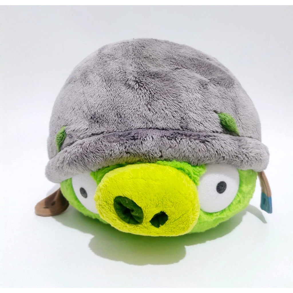 Boneka Pig Angry Birds Damage Helmet Pig Original Rare Doll