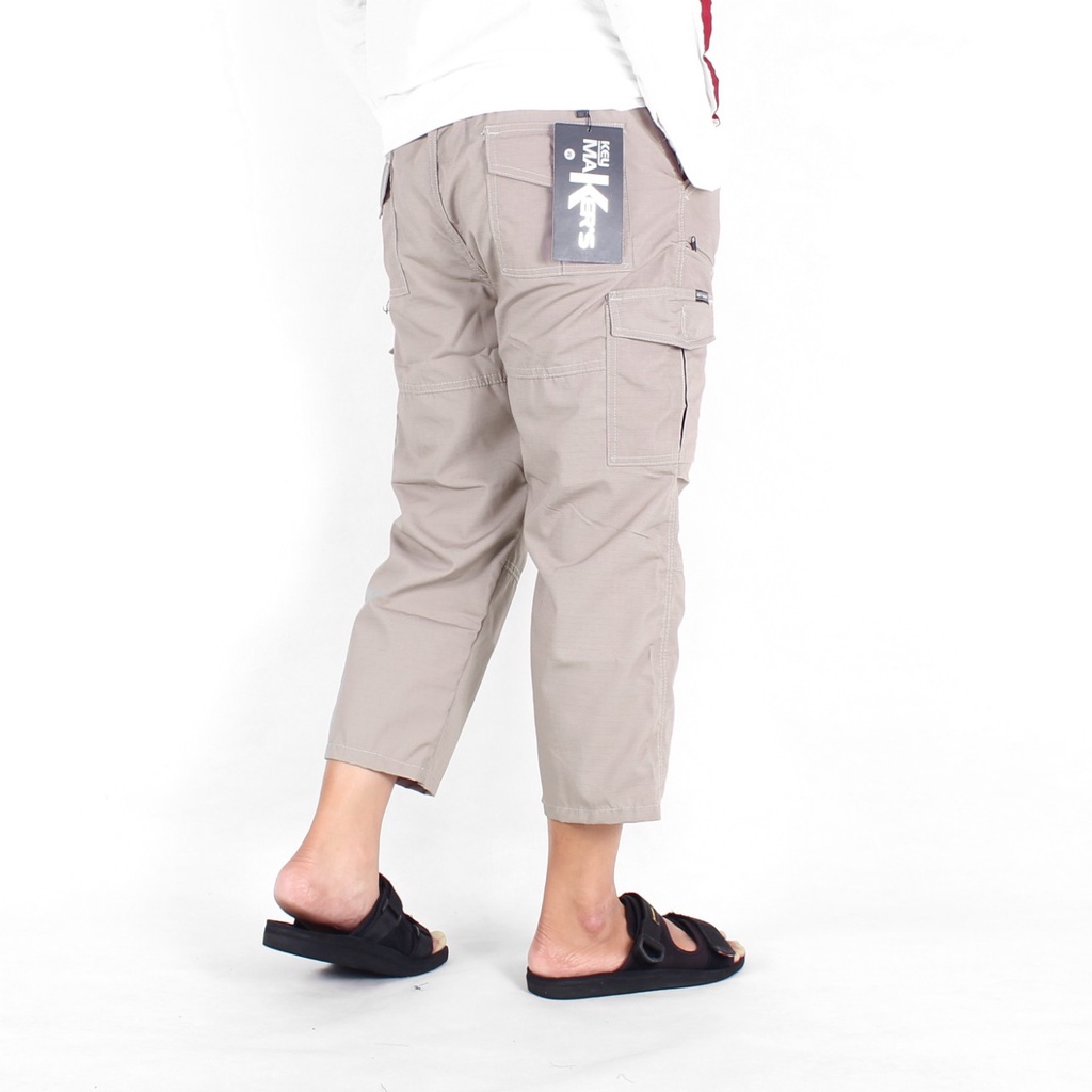 Kent Celana Pria reguler Sirwal Panjang Tacktical Original Cream