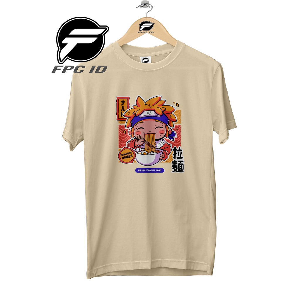 Kaos Anime Naruto Ichiraku Ramen Cotton Combed 30s Pakaian Jumbo Pilihan Favorit Fpc Id