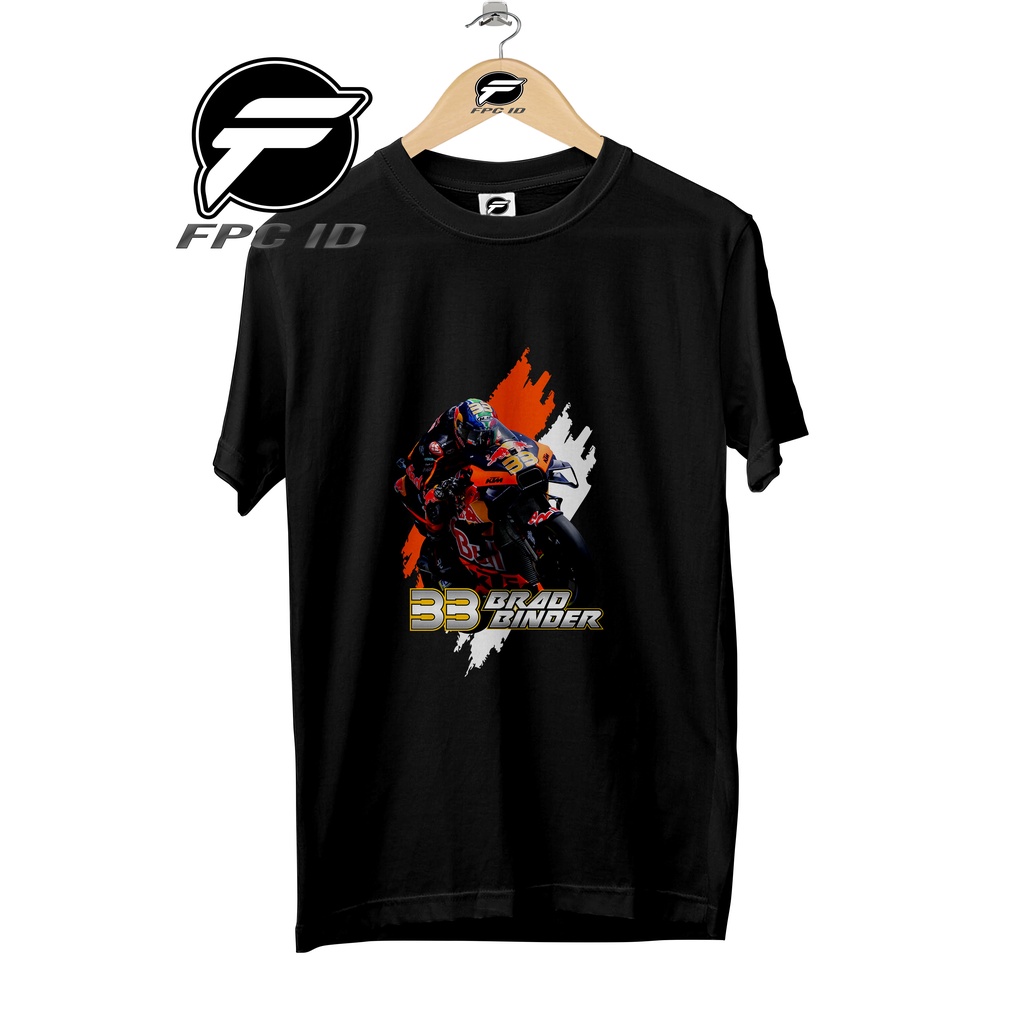 Kaos Sport Moto Gp Brad Binder Cotton Combed 30s Pakaian Jumbo Pilihan Favorit Fpc Id