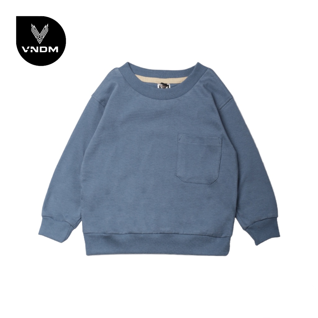 VENDOM KIDS - Sweater Crewneck Anak Unisex 2 - 6 Tahun Cotton Combed 24s