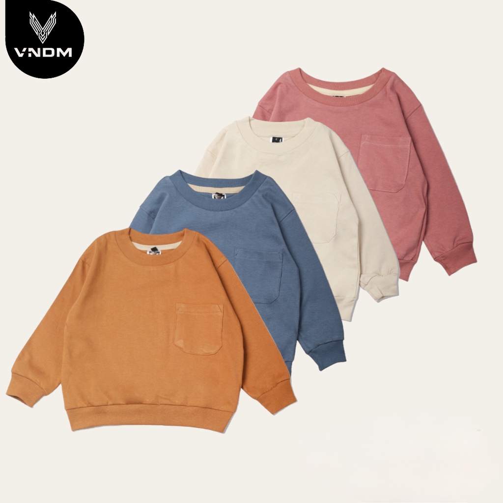 VENDOM KIDS - Sweater Crewneck Anak Unisex 2 - 6 Tahun Cotton Combed 24s