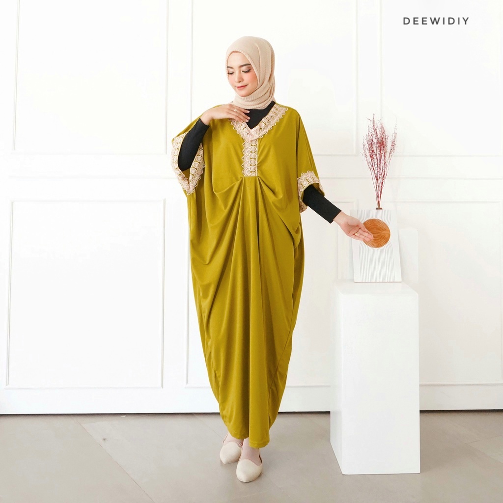 KAFTAN JUMBO WANITA / DRESS JUMBO WANITA / ALYSA KAFTAN DEEWIDIY