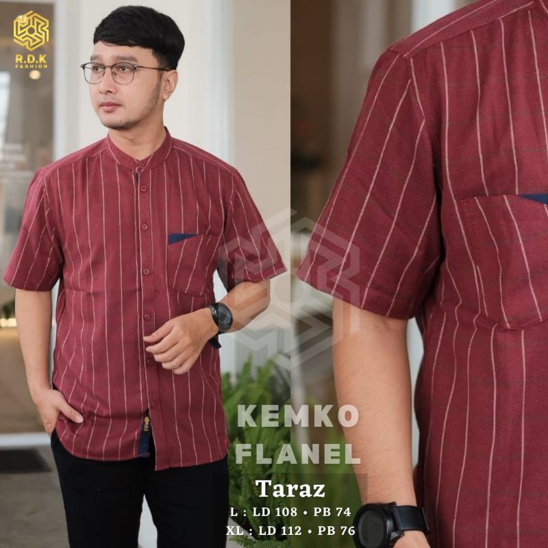 KEMKO FLANEL motif kotak By RDK | Kemeja Koko Pendek terbaru