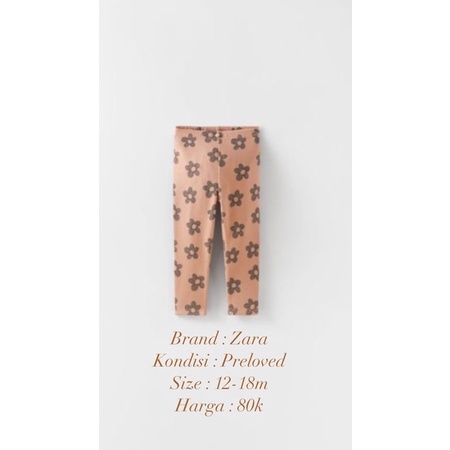 preloved legging zara baby