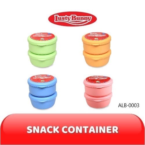 Lusty Bunny Baby Snack Container Tempat Snack Mangkok Snack 300 ml ALB 0003