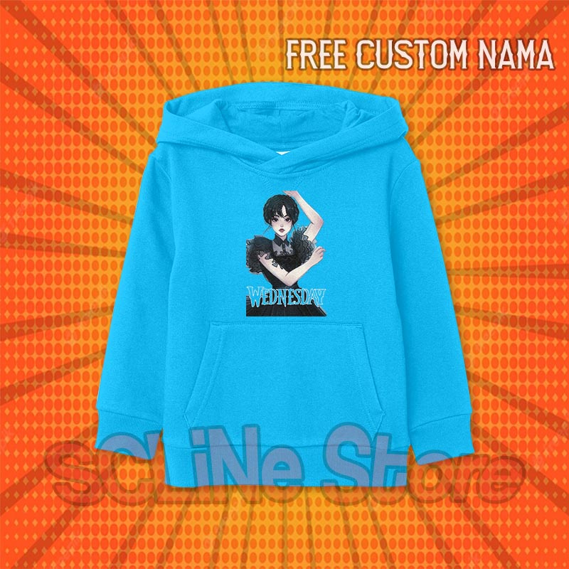 Jaket Anak Sweater Hoodie Anak Wednesday The Addams Family Girl Boy