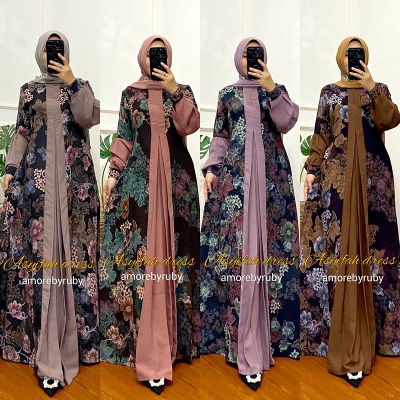 Asyifa dress Amore by ruby gamis original gamis premium