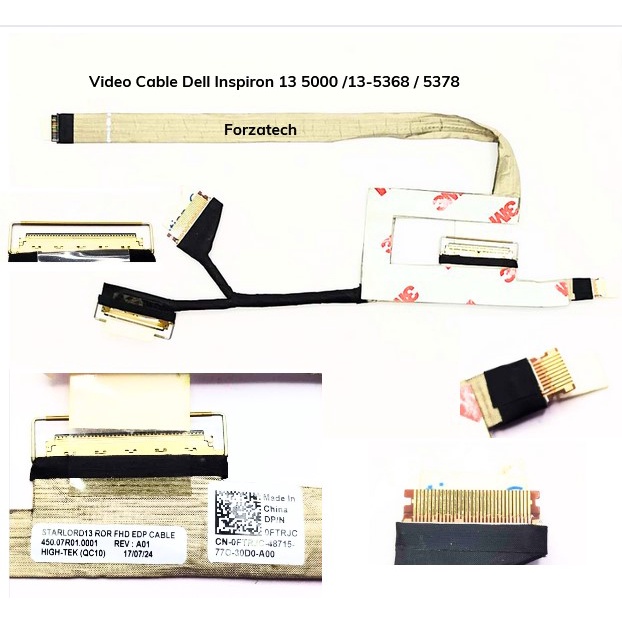 Flexible Fleksibel LCD LED Dell Inspiron 13-5000 P69G 450.07R01.0001 New Bergaransi