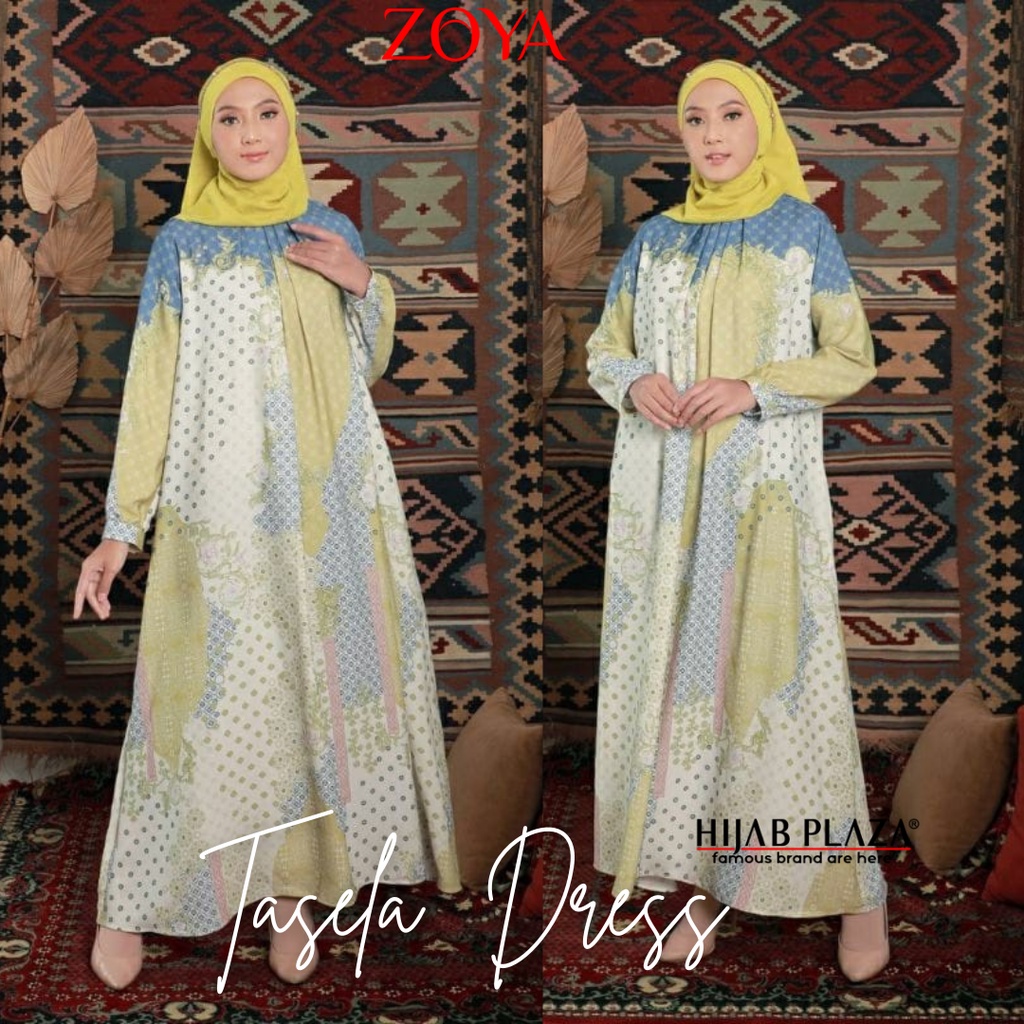 Gamis Terbaru Lebaran 2023 ZOYA Tasela Dress Wudhu Friendly