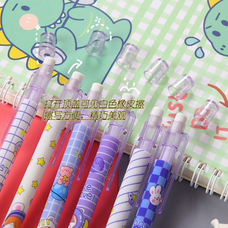 OVERFLOWS.ID | PENSIL MEKANIK FRUIT PEACH PEN MEKANIK LUCU PENCIL MEKANIK OTOMATIS PENSIL CETEKAN LUCU